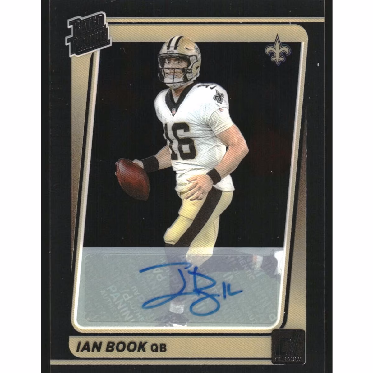 2021 Clearly Donruss Clearly Rated Rookie Autographs #70 Ian Book 2 2021 Clearly Donruss Clearly Rated Rookie Autographs #70 Ian Book
