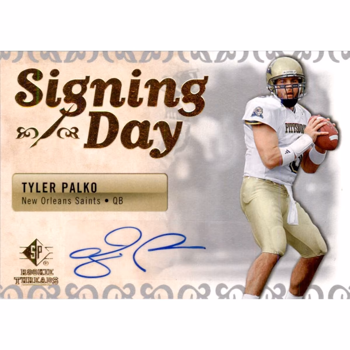 2007 SP Rookie Threads Signing Day Autographs #SDATP Tyler Palko