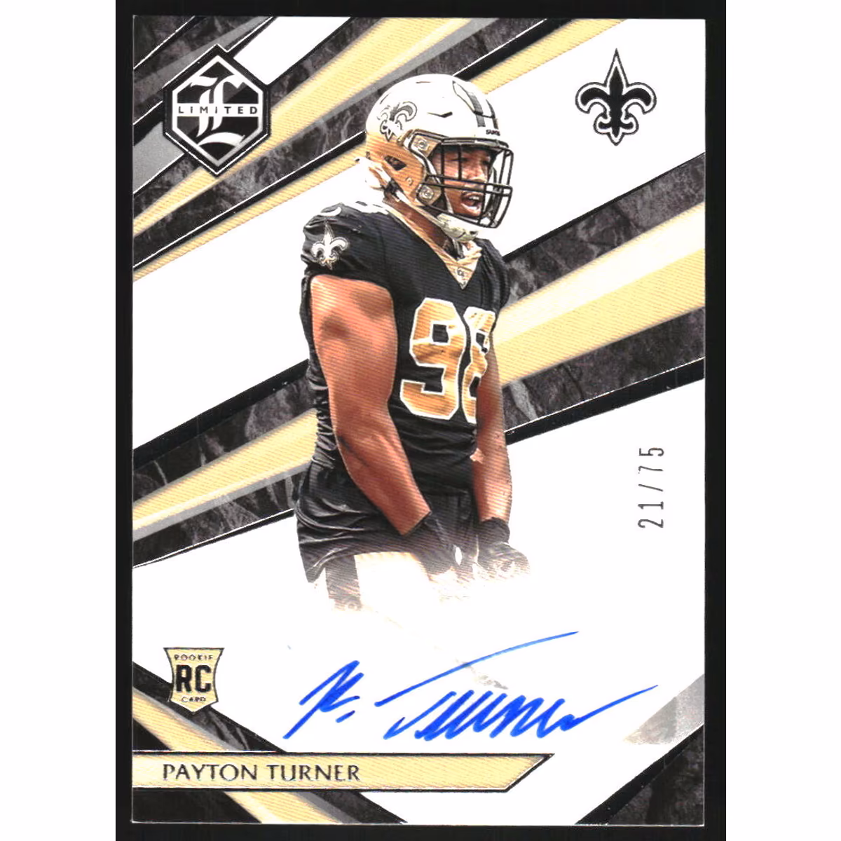2021 Limited Silver Spotlight #195 Payton Turner AU/75 9 2021 Limited Silver Spotlight #195 Payton Turner AU/75