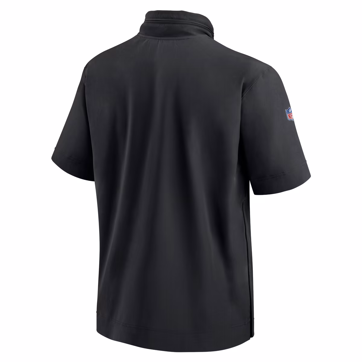 Men's Nike Black New Orleans Saints 2024 Sideline Coach Short Sleeve Half-Zip Hoodie Jacket 4 Men's Nike Black New Orleans Saints 2024 Sideline Coach Short Sleeve Half-Zip Hoodie Jacket