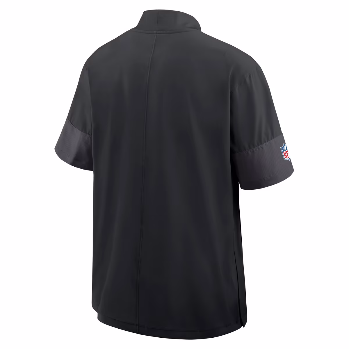 Men's Nike Black New Orleans Saints Sideline Short Sleeve Quarter-Zip Dri-FIT Coach Jacket 4 Men's Nike Black New Orleans Saints Sideline Short Sleeve Quarter-Zip Dri-FIT Coach Jacket