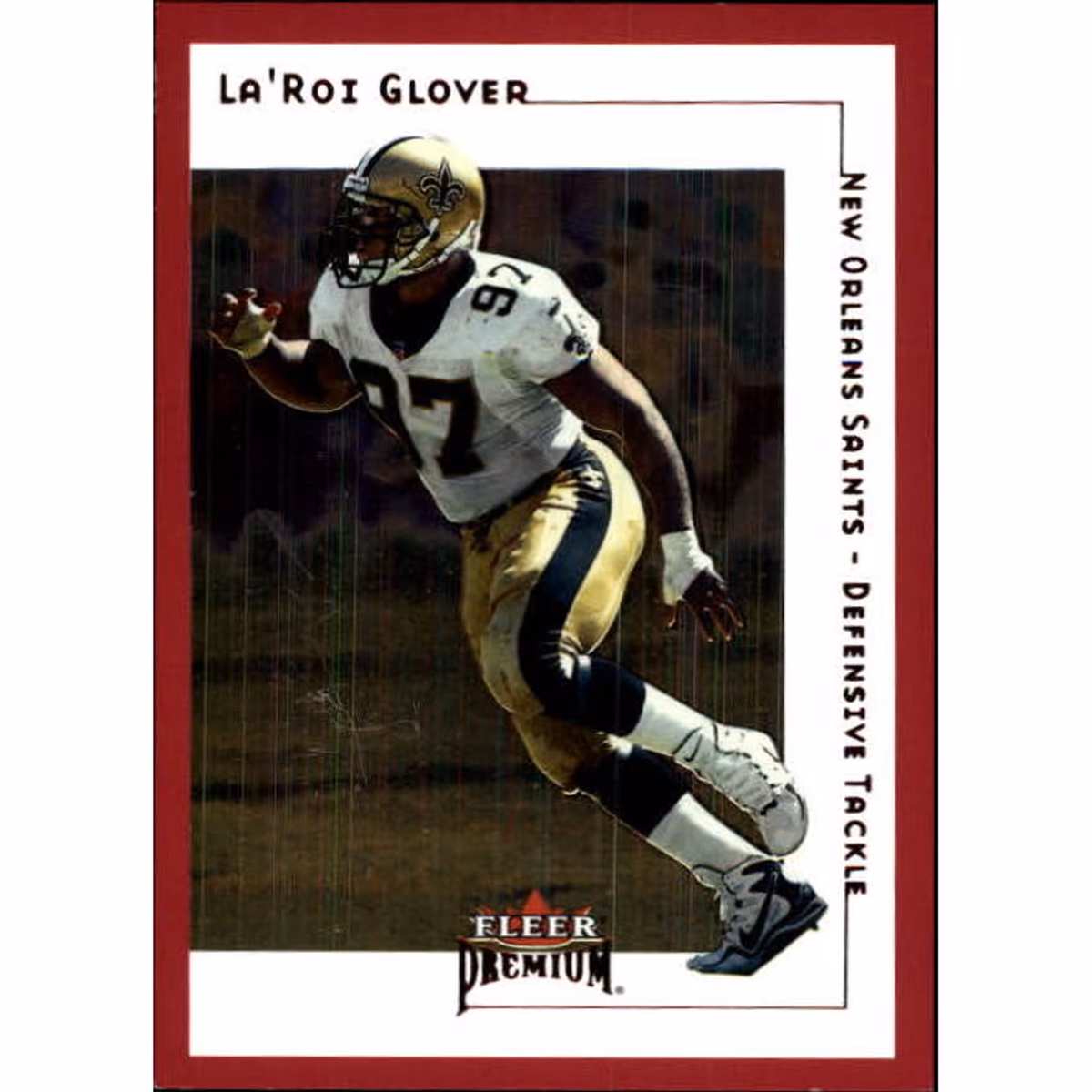 2001 Fleer Premium Star Ruby #99 La'Roi Glover
