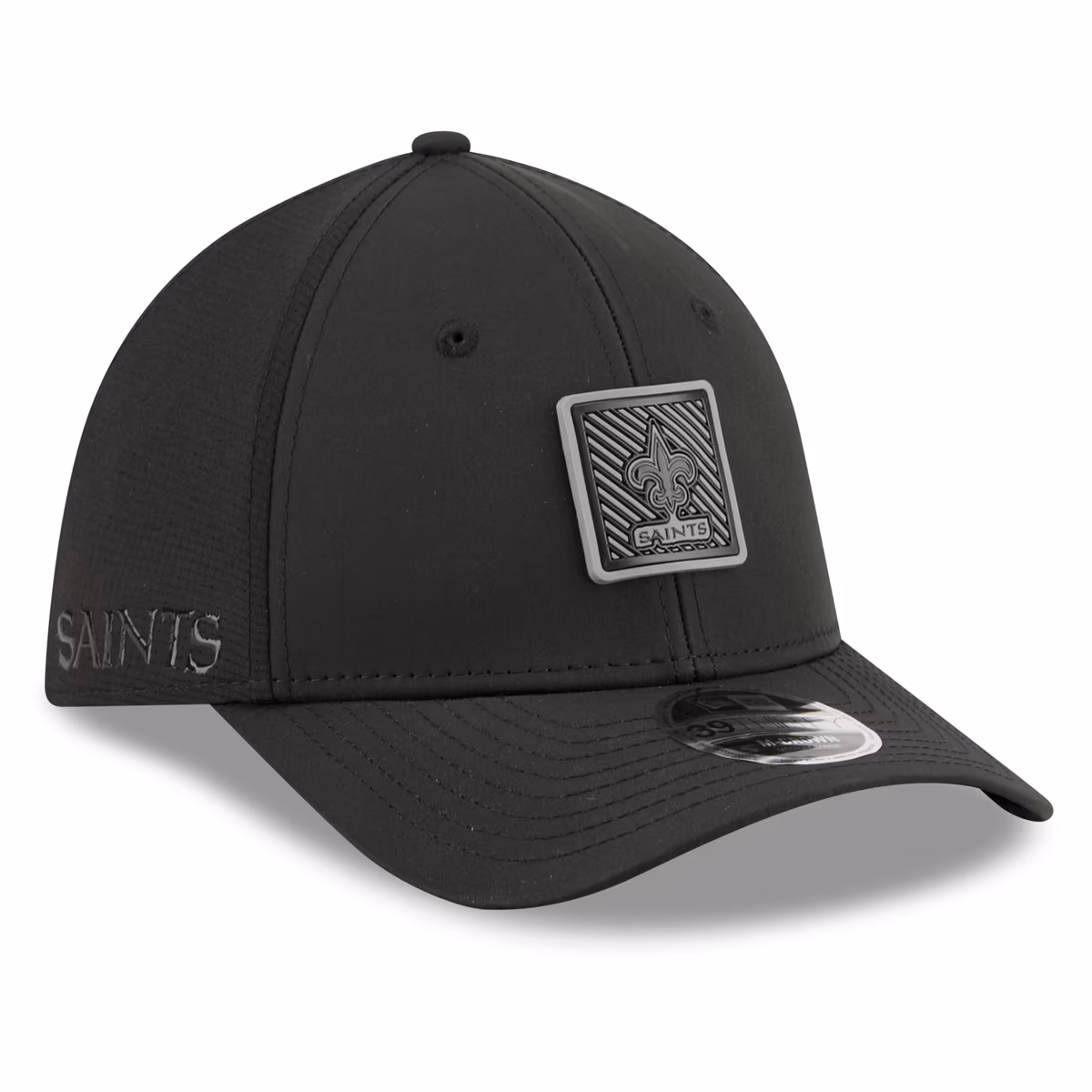 Men's New Era Black New Orleans Saints 2026 NFL Training Camp 39THIRTY Flex Hat 2 Men's New Era Black New Orleans Saints 2026 NFL Training Camp 39THIRTY Flex Hat