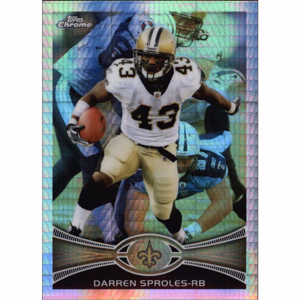 2012 Topps Chrome Prism Refractors #136 Darren Sproles 8 2012 Topps Chrome Prism Refractors #136 Darren Sproles