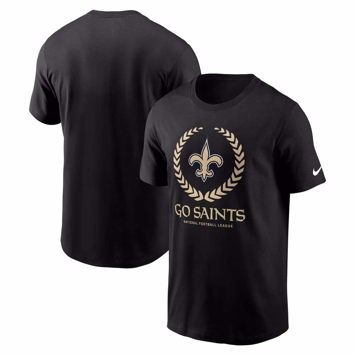 Men's Nike Black New Orleans Saints Primetime Local Essential T-Shirt 2 Men's Nike Black New Orleans Saints Primetime Local Essential T-Shirt