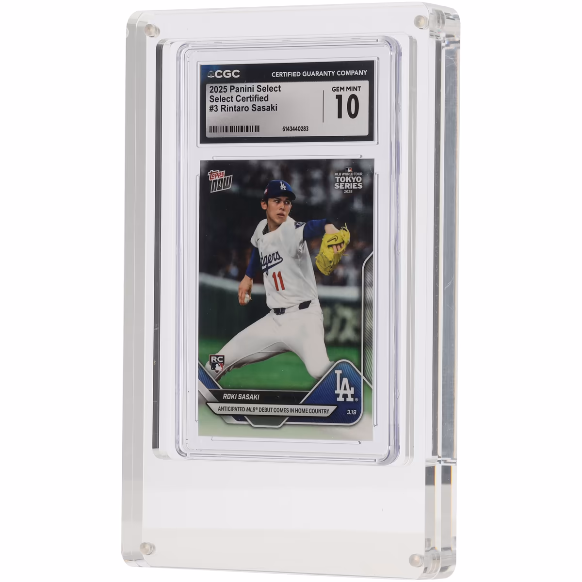 Acrylic Magnetic Encased Trading Card Display - UV Protected & Fits Any Grading Company 3 Acrylic Magnetic Encased Trading Card Display - UV Protected & Fits Any Grading Company