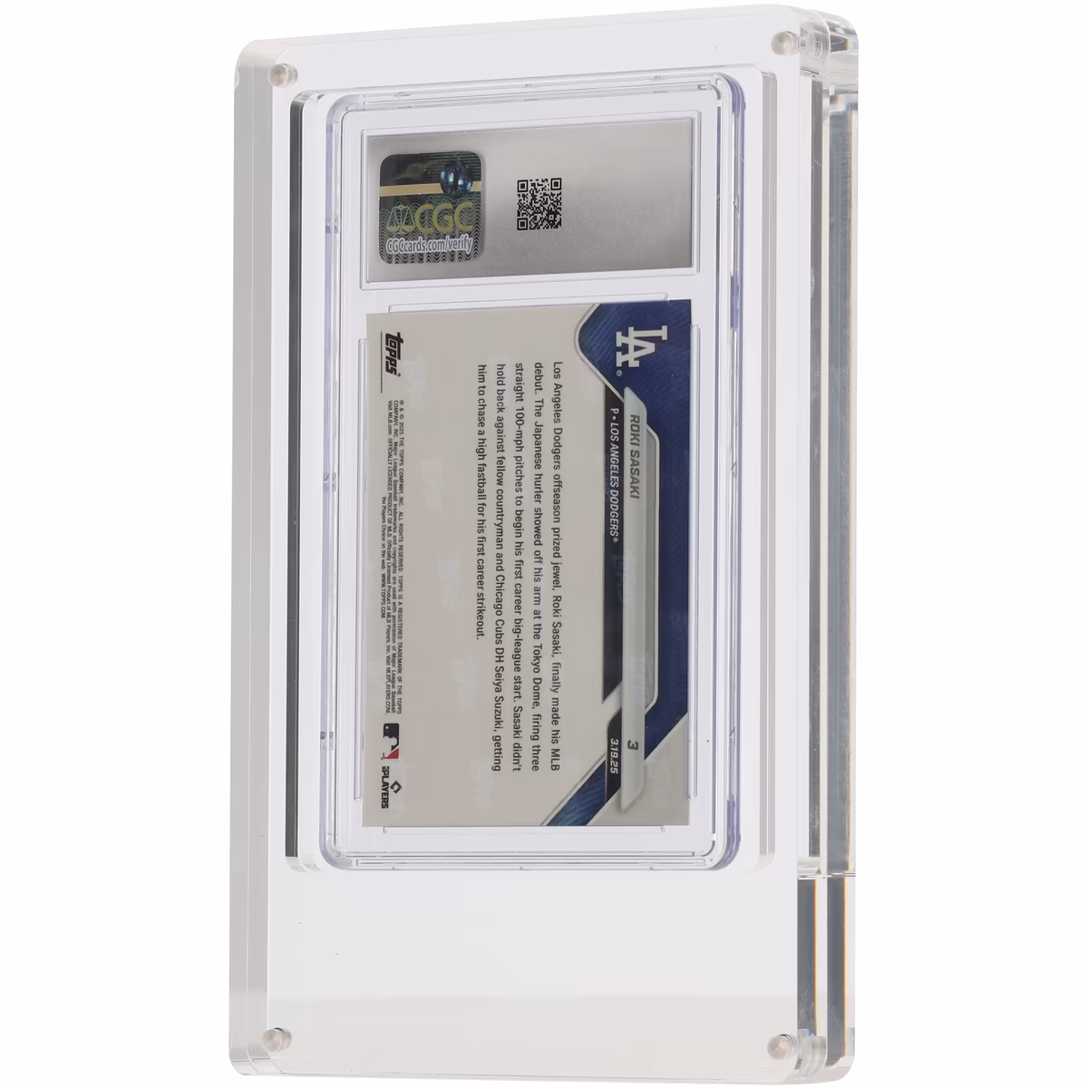 Acrylic Magnetic Encased Trading Card Display - UV Protected & Fits Any Grading Company 4 Acrylic Magnetic Encased Trading Card Display - UV Protected & Fits Any Grading Company