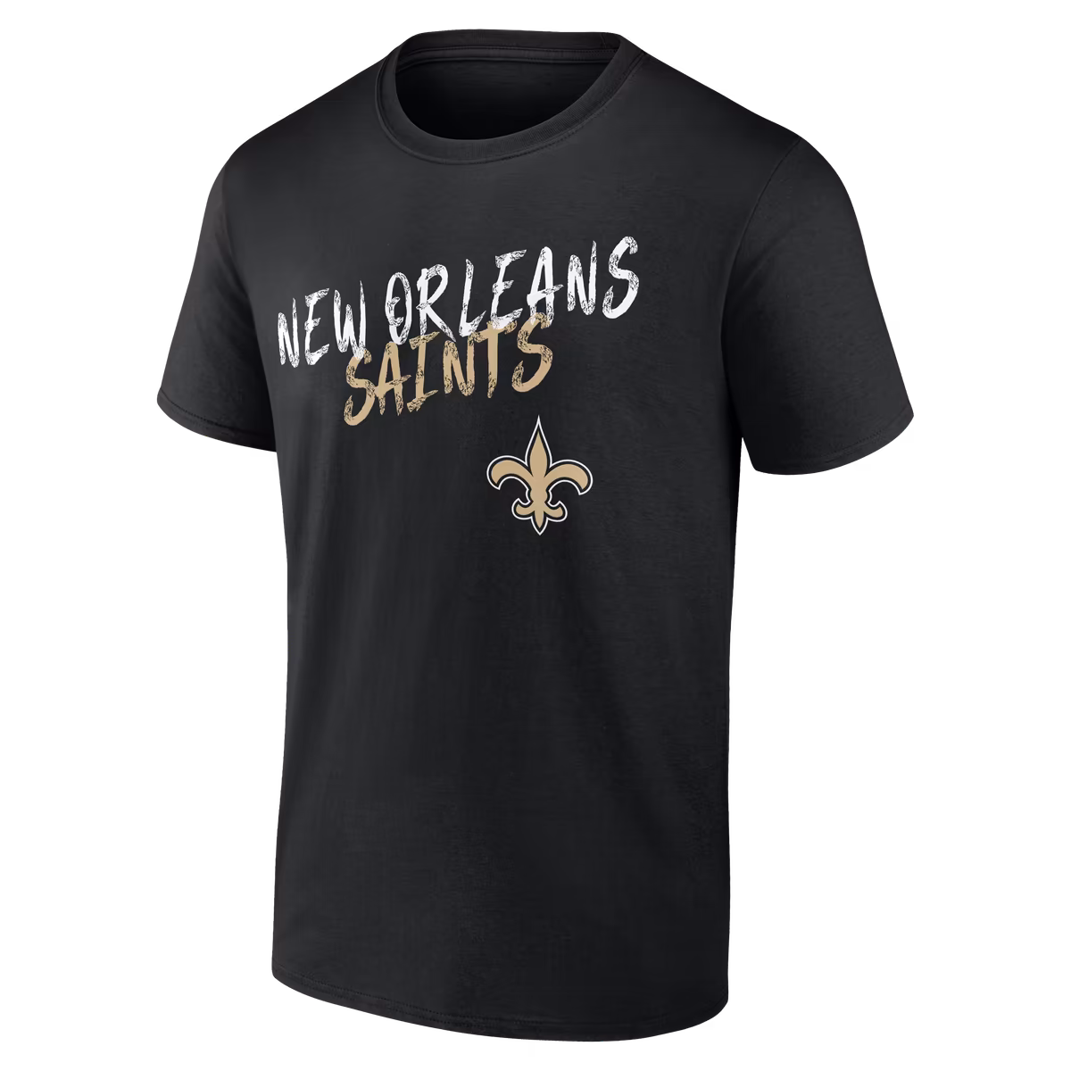 Men's Black New Orleans Saints Hustle Personalized Name & Number T-Shirt 3 Men's Black New Orleans Saints Hustle Personalized Name & Number T-Shirt