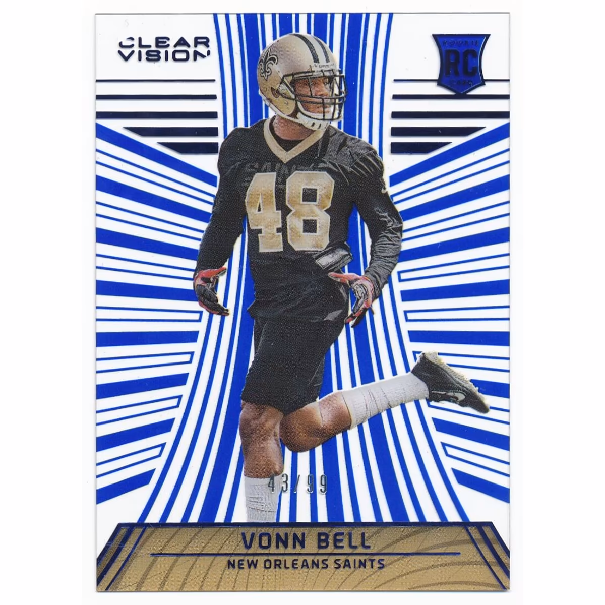 2016 Panini Clear Vision Blue #136 Vonn Bell L1