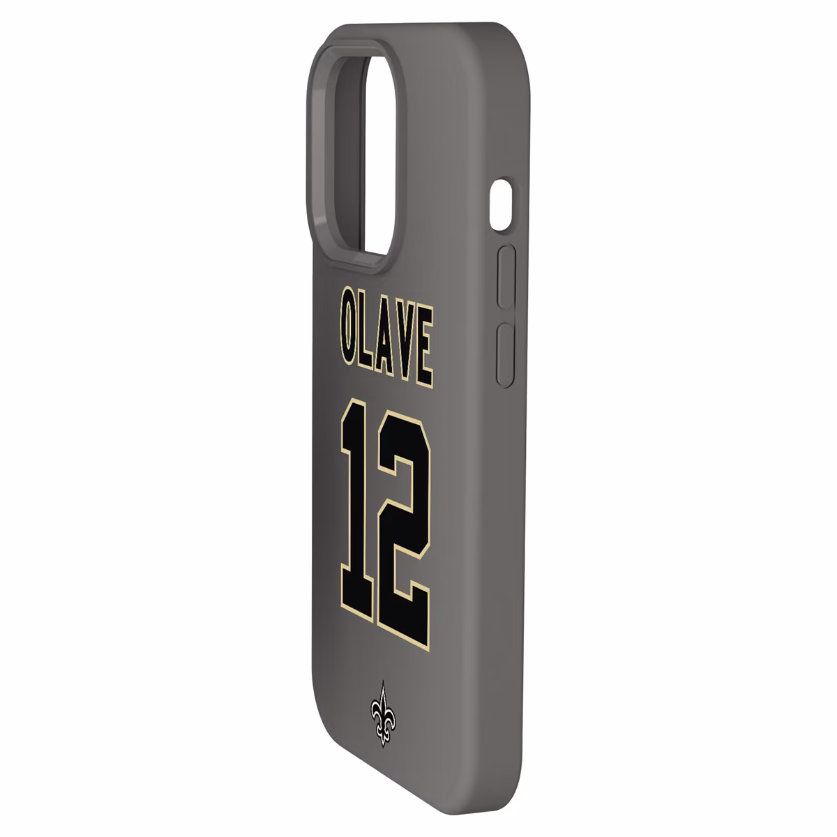 Keyscaper Chris Olave Gray New Orleans Saints Ready Soft Touch iPhone Case 3 Keyscaper Chris Olave Gray New Orleans Saints Ready Soft Touch iPhone Case