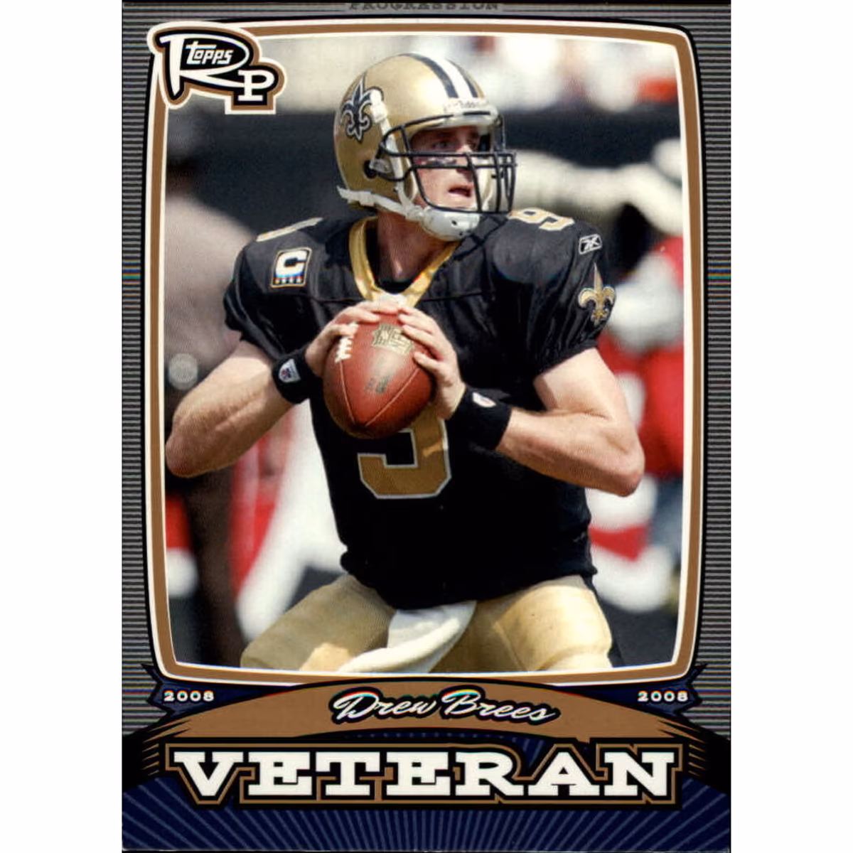 2008 Topps Rookie Progression Veterans Bronze #PVDB Drew Brees 18 2008 Topps Rookie Progression Veterans Bronze #PVDB Drew Brees
