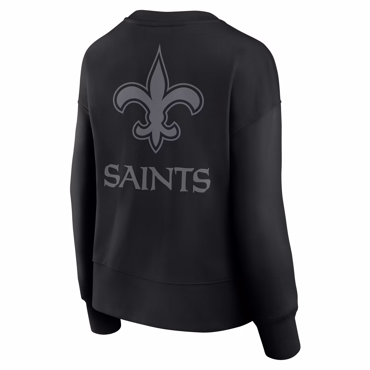 Women's Fanatics Black New Orleans Saints Elements Pullover Sweatshirt 4 Women's Fanatics Black New Orleans Saints Elements Pullover Sweatshirt