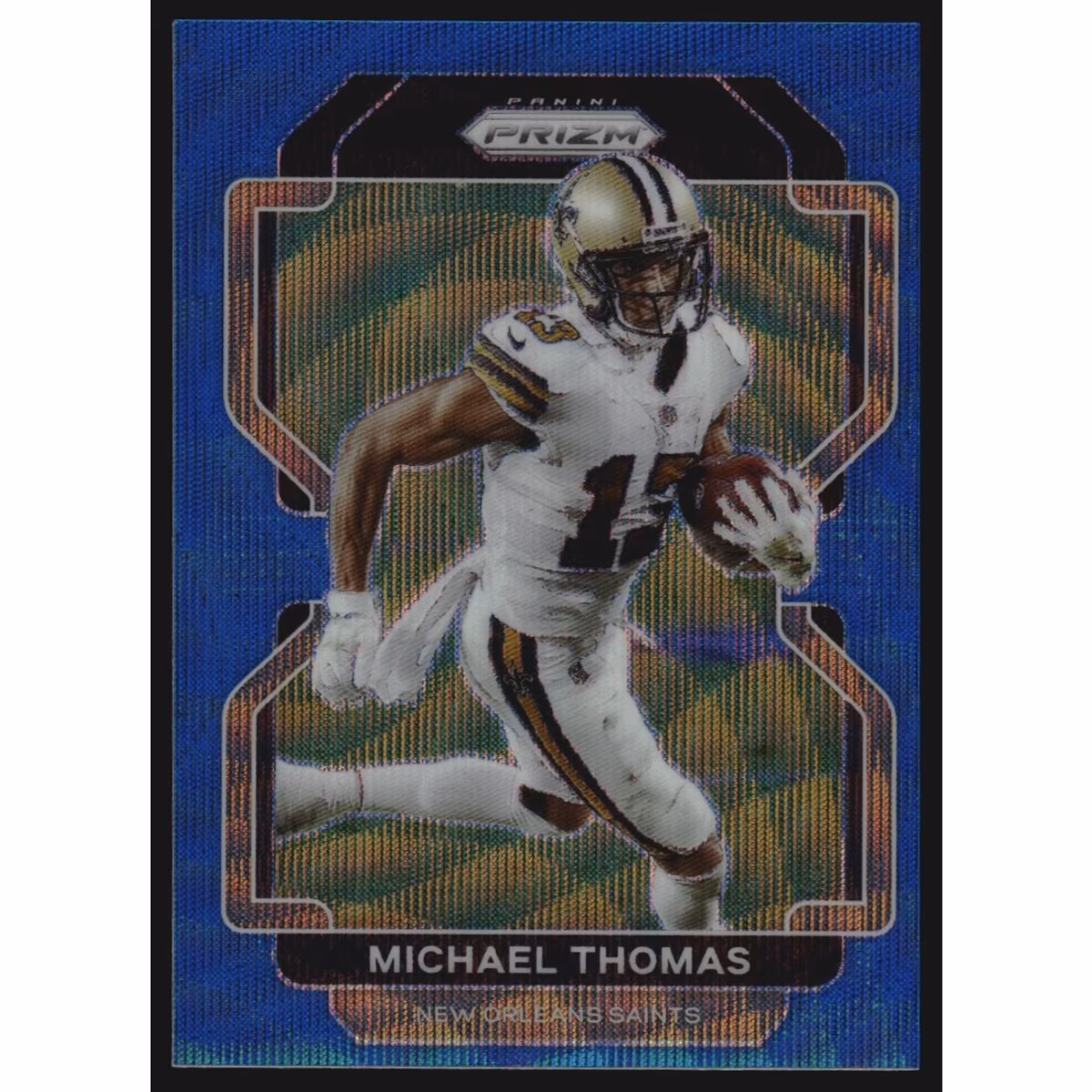 2021 Panini Prizm Prizms Blue Wave #301 Michael Thomas 2 2021 Panini Prizm Prizms Blue Wave #301 Michael Thomas