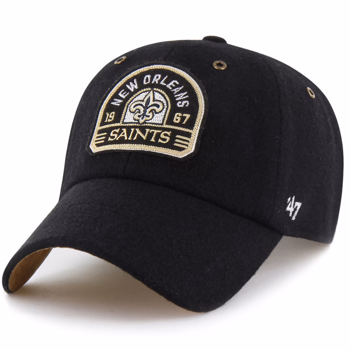 Unisex Stoney Clover Lane x '47 Black New Orleans Saints Field Goal Clean Up Adjustable Hat 8 Unisex Stoney Clover Lane x '47 Black New Orleans Saints Field Goal Clean Up Adjustable Hat