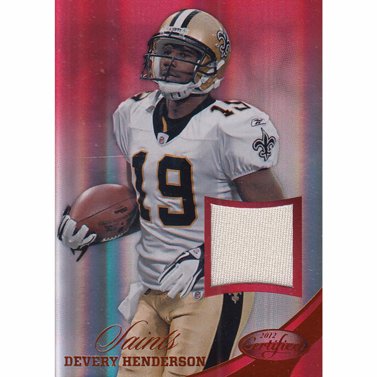 2012 Certified Mirror Red Materials #14 Devery Henderson/199