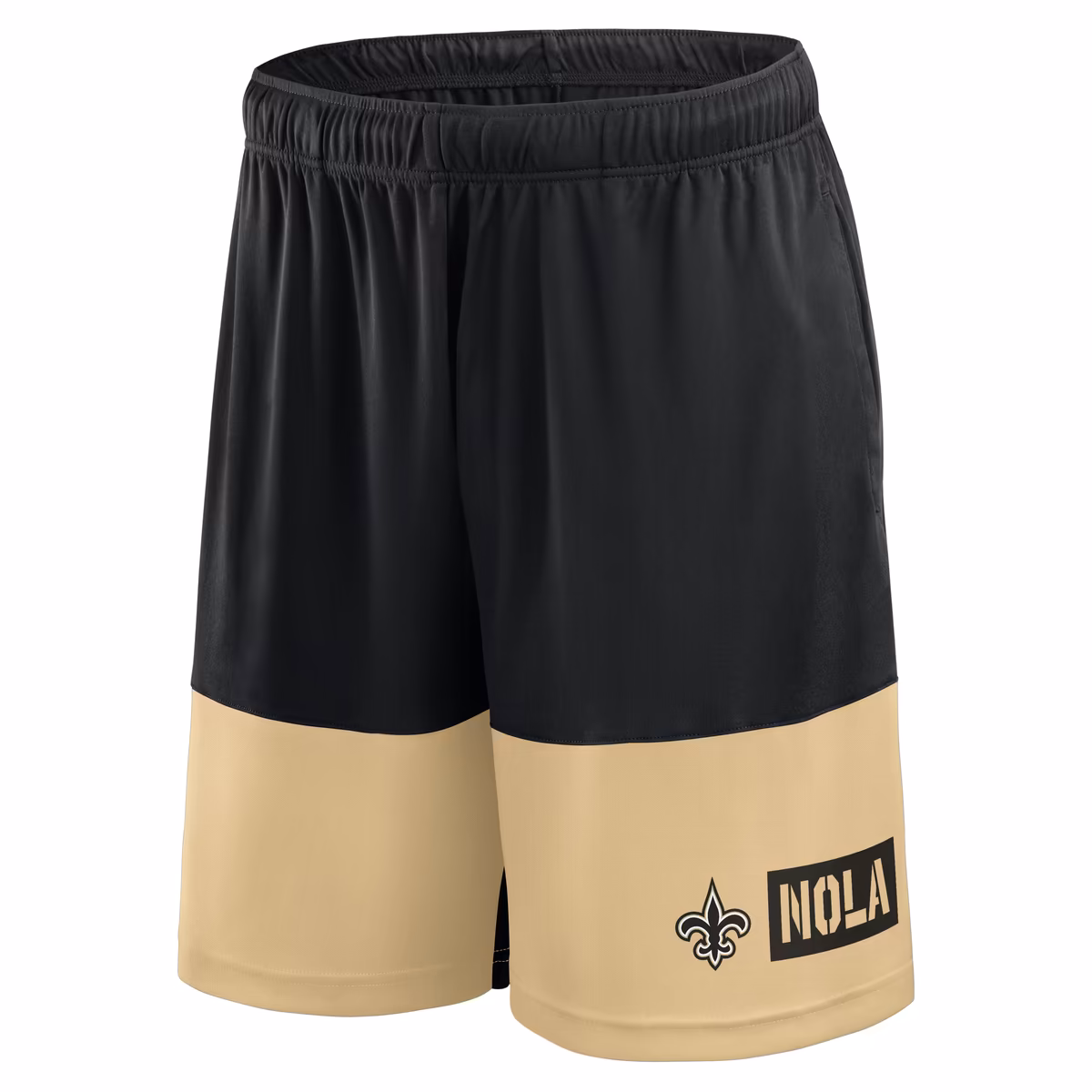 Men's Logo Athletic Black New Orleans Saints Best of the Best Shorts 3 Men's Logo Athletic Black New Orleans Saints Best of the Best Shorts