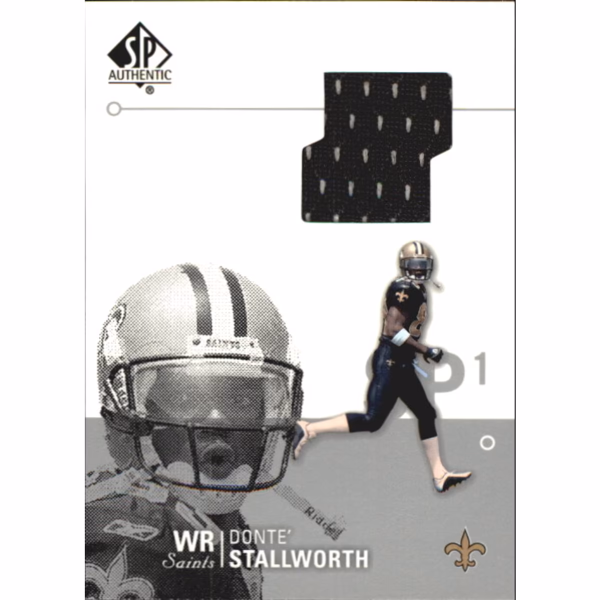 2002 SP Authentic Threads #AT1DS Donte Stallworth