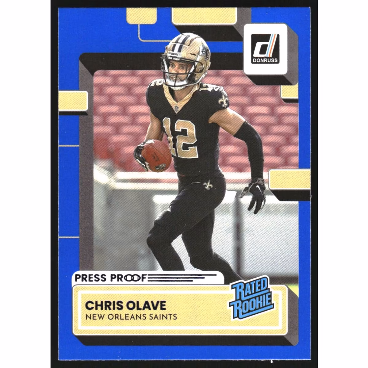 2022 Donruss Press Proof Blue #309 Chris Olave RR 8 2022 Donruss Press Proof Blue #309 Chris Olave RR
