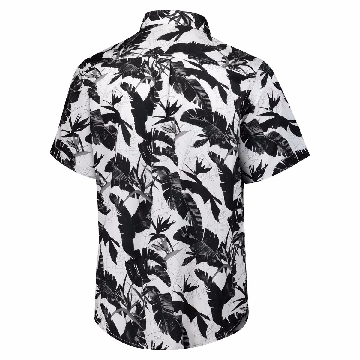 Men's Tommy Bahama Black New Orleans Saints Sunnyvale Blooms Camp Button-Up Shirt 4 Men's Tommy Bahama Black New Orleans Saints Sunnyvale Blooms Camp Button-Up Shirt