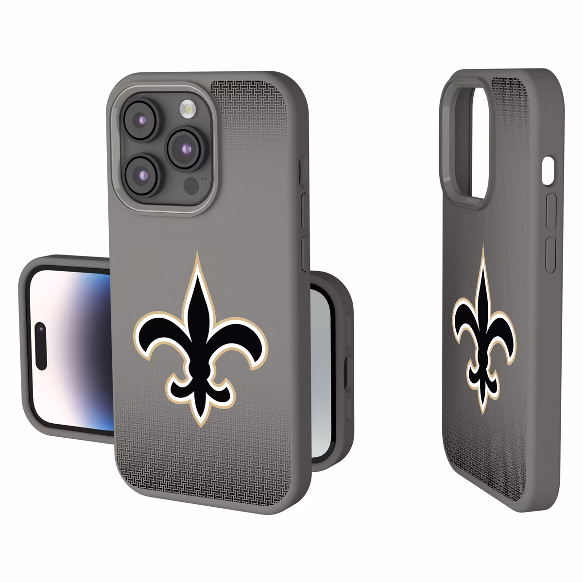 New Orleans Saints Linen Logo iPhone Soft Touch Case 1 New Orleans Saints Linen Logo iPhone Soft Touch Case