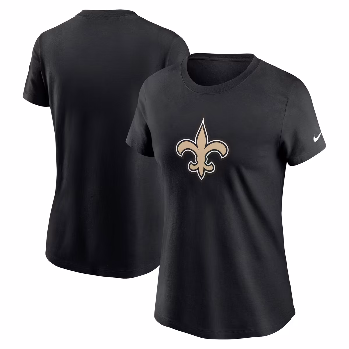 Women's Nike Black New Orleans Saints Primary Logo T-Shirt 2 Women's Nike Black New Orleans Saints Primary Logo T-Shirt