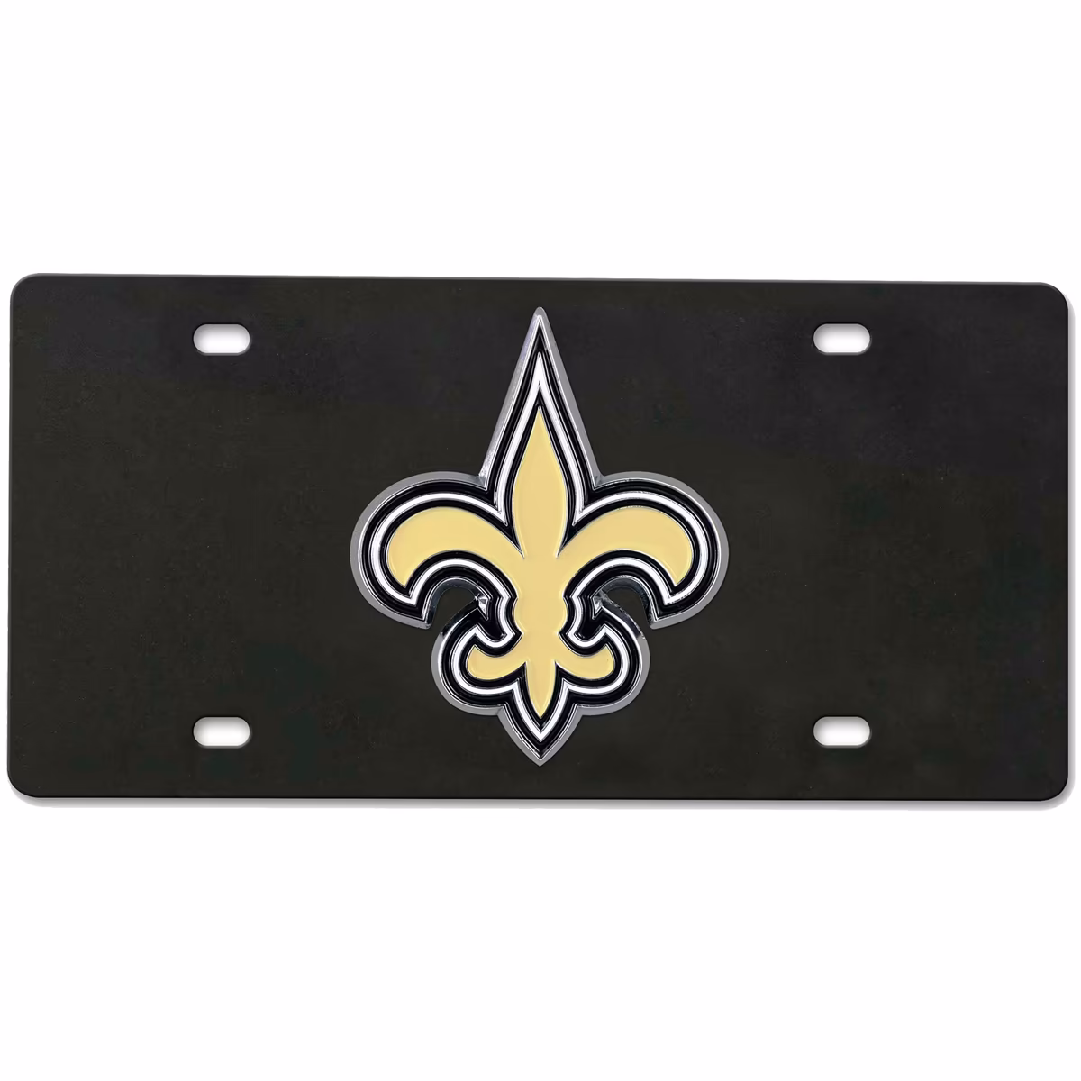 Logo Brands New Orleans Saints Diecast License Plate 2 Logo Brands New Orleans Saints Diecast License Plate