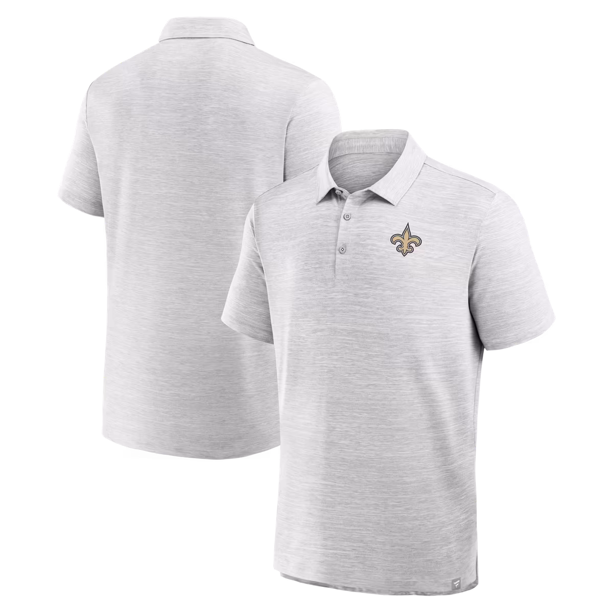 Men's Fanatics Heather Gray New Orleans Saints Clutch Polo 1 Men's Fanatics Heather Gray New Orleans Saints Clutch Polo