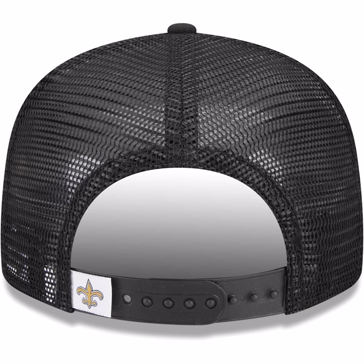 Youth New Era Black New Orleans Saints Main Trucker 9FIFTY Snapback Hat 5 Youth New Era Black New Orleans Saints Main Trucker 9FIFTY Snapback Hat