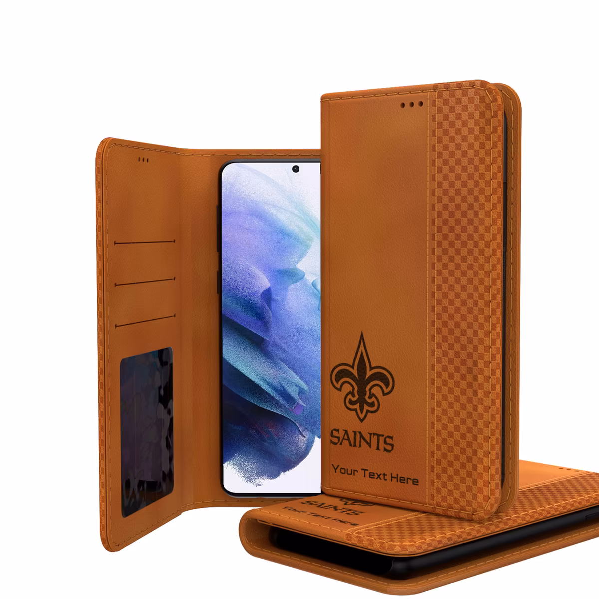 New Orleans Saints Personalized Burn Design Galaxy Folio Case 9 New Orleans Saints Personalized Burn Design Galaxy Folio Case