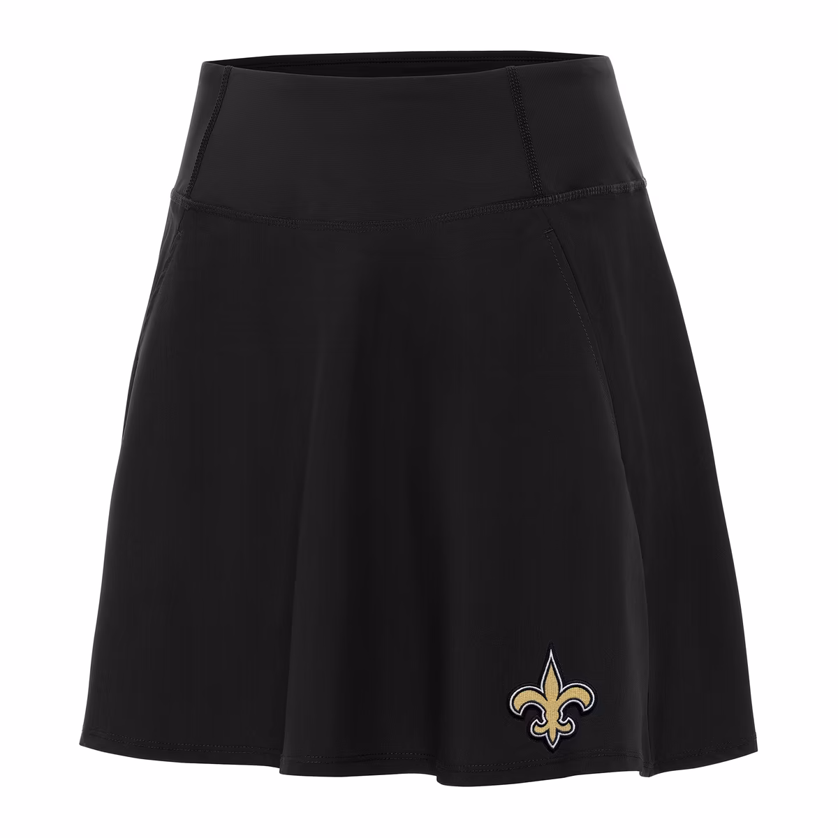 Women's Antigua Black New Orleans Saints Chip Skort 6 Women's Antigua Black New Orleans Saints Chip Skort