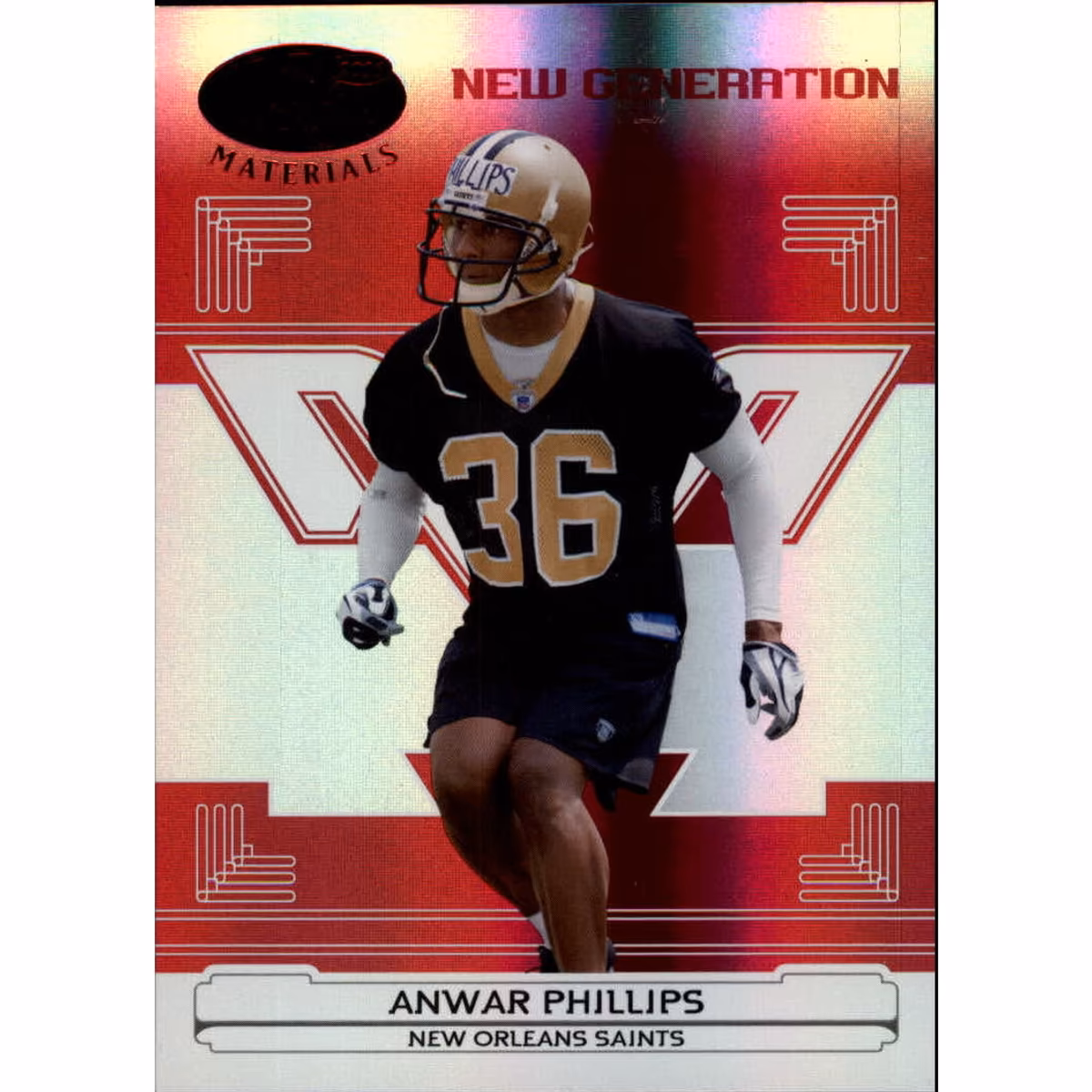 2006 Leaf Certified Materials Mirror Red #162 Anwar Phillips