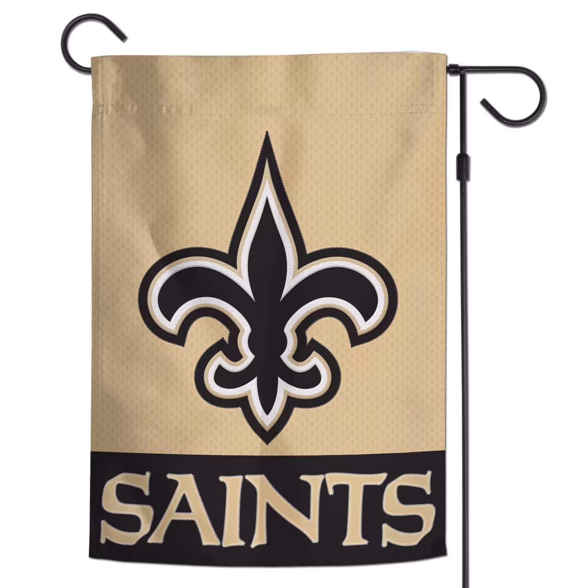 WinCraft New Orleans Saints 12" x 18" Applique Garden Flag 3 WinCraft New Orleans Saints 12" x 18" Applique Garden Flag