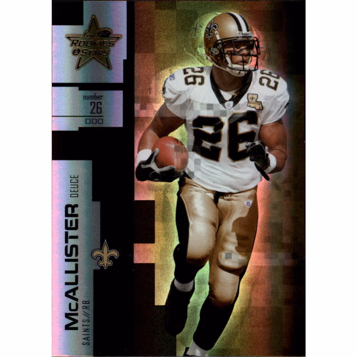 2007 Leaf Rookies and Stars Black Holofoil #33 Deuce McAllister