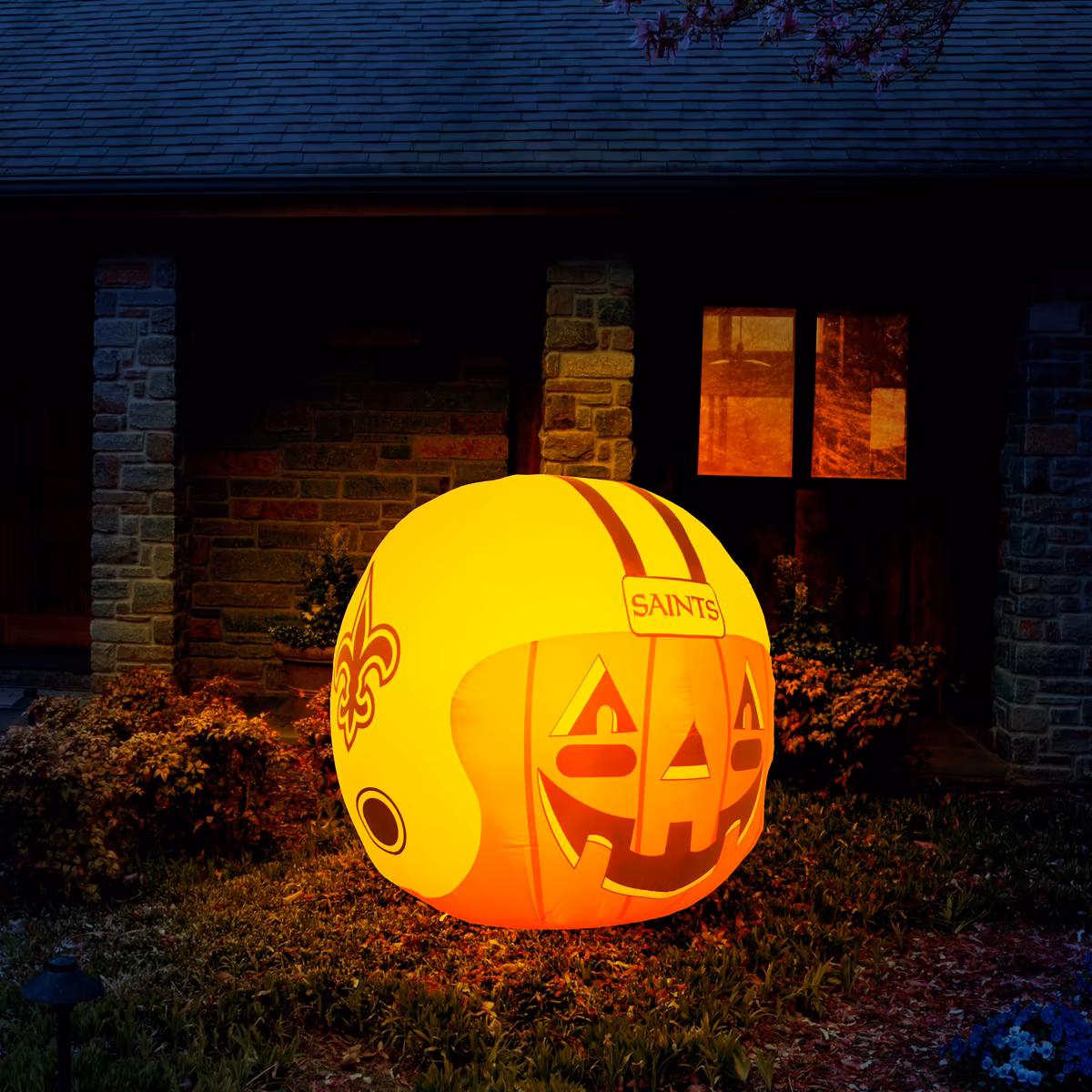 New Orleans Saints 4' Inflatable Jack-O'-Helmet 6 New Orleans Saints 4' Inflatable Jack-O'-Helmet