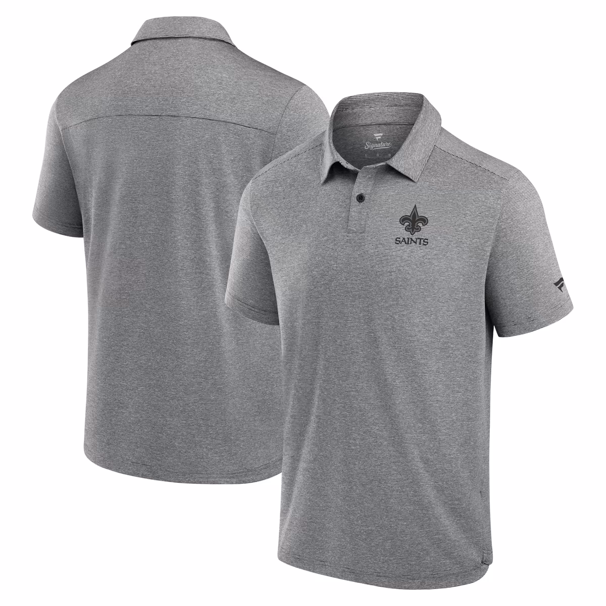 Men's Fanatics Black New Orleans Saints Front Office Tech Polo