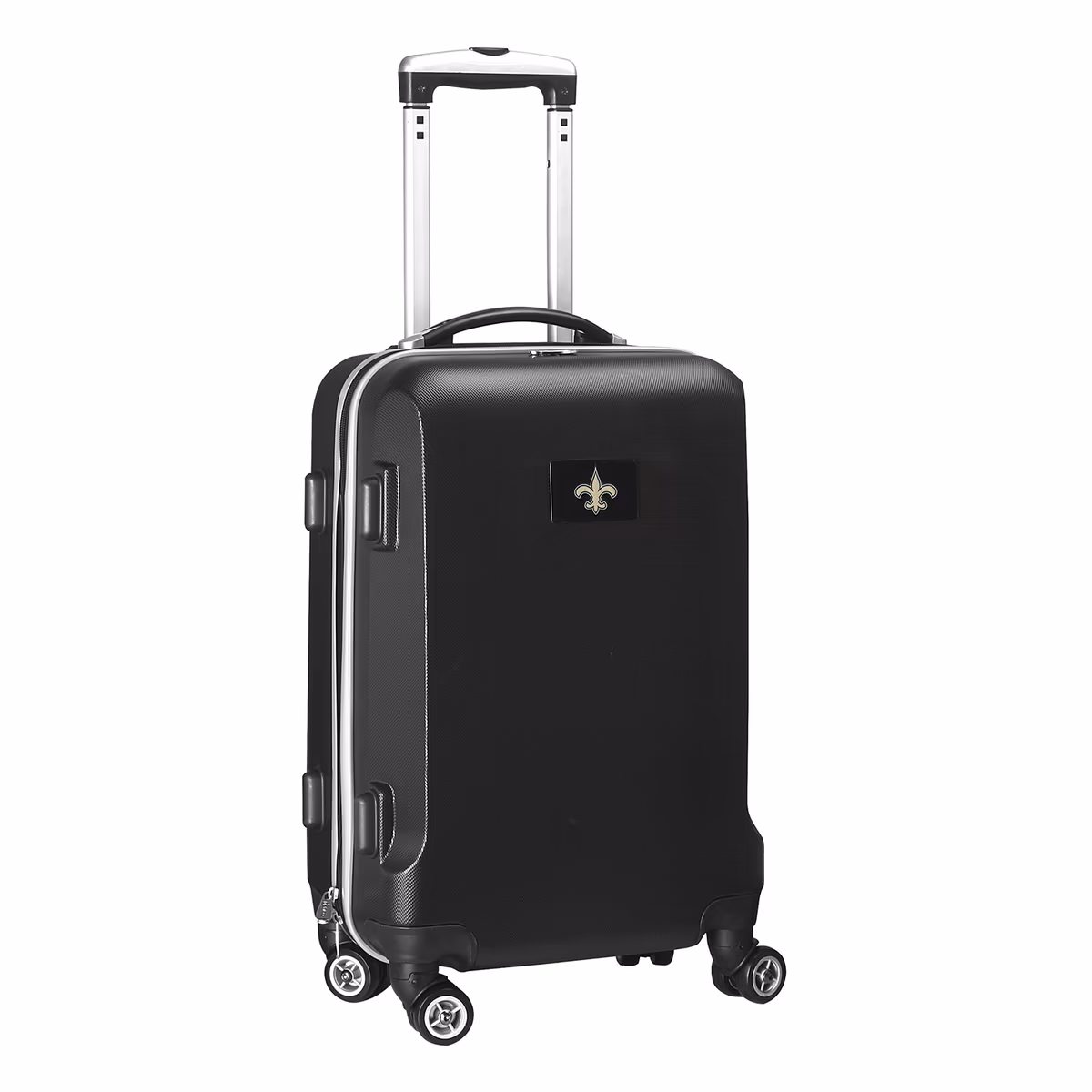 MOJO Black New Orleans Saints 21" 8-Wheel Hardcase Spinner Carry-On Luggage