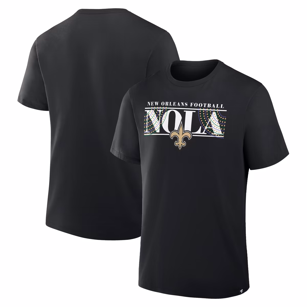Men's Fanatics Black New Orleans Saints Hometown True Favorite T-Shirt 1 Men's Fanatics Black New Orleans Saints Hometown True Favorite T-Shirt