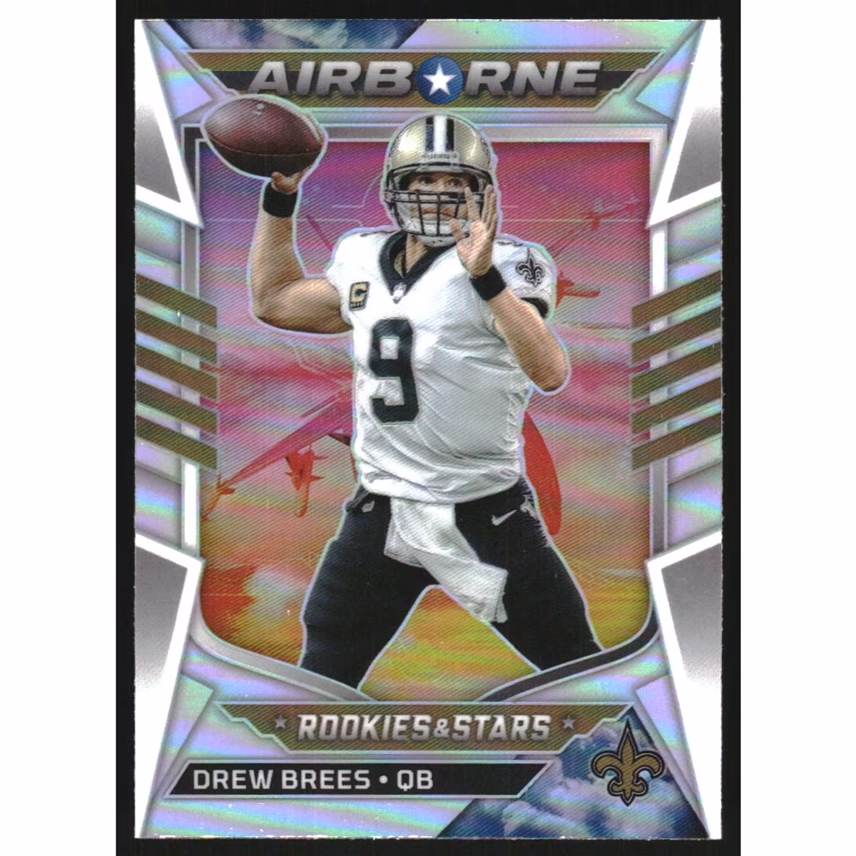 2022 Rookies and Stars Airborne Silver #27 Drew Brees