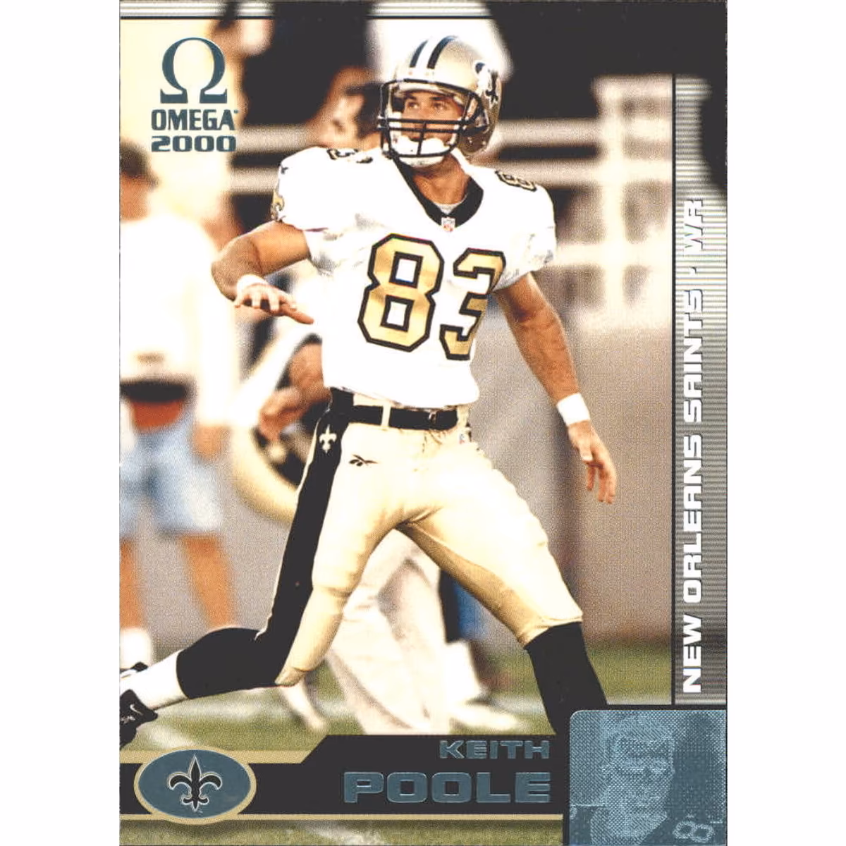 2000 Pacific Omega Platinum Blue #86 Keith Poole