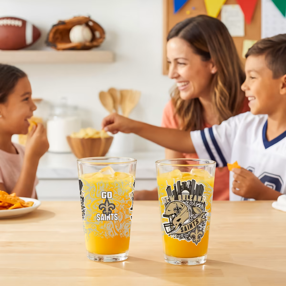 New Orleans Saints Hometown Series 16oz Pint Glass 2-Piece Set with Gift Box 5 New Orleans Saints Hometown Series 16oz Pint Glass 2-Piece Set with Gift Box