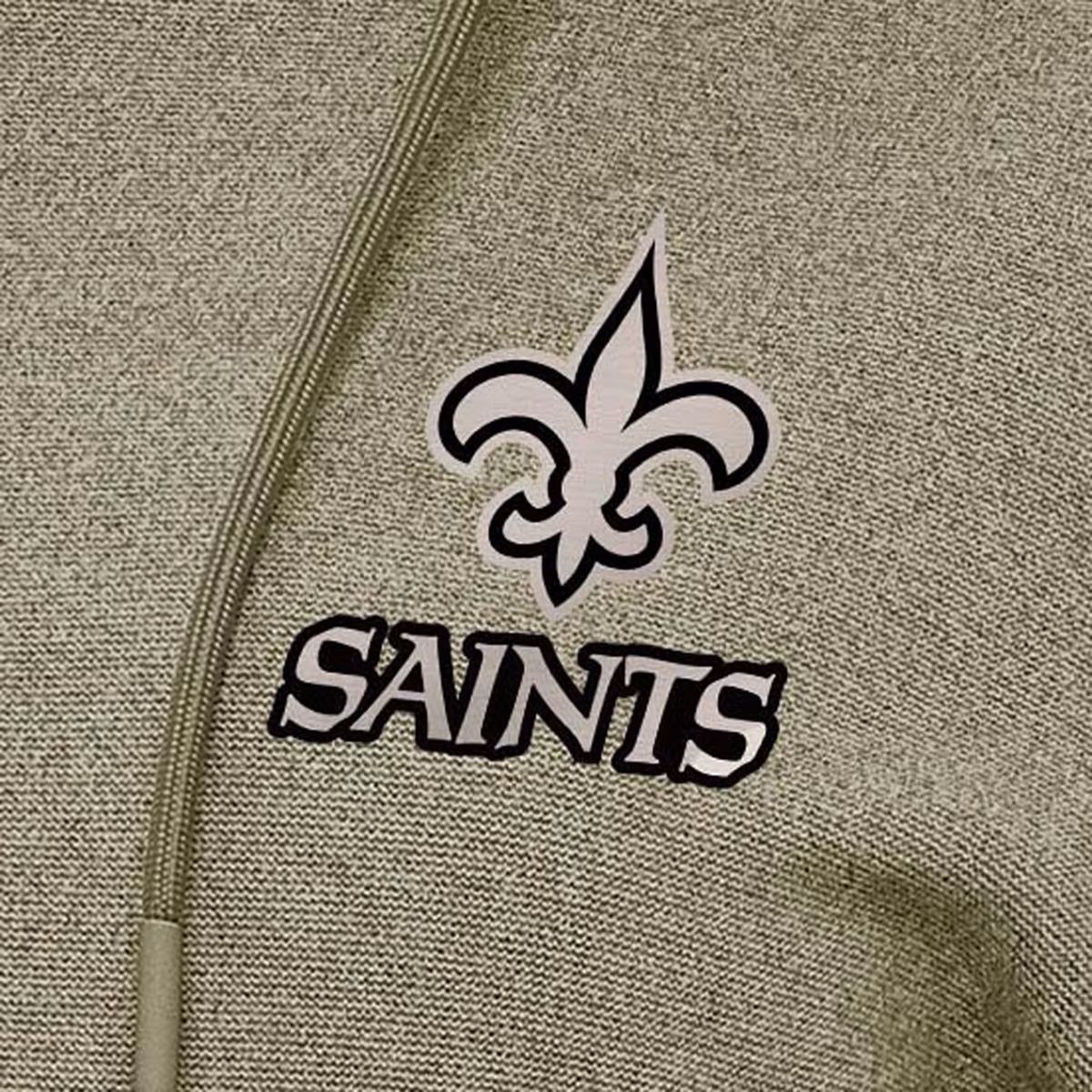 Women's Antigua Olive New Orleans Saints Justice Pullover Hoodie 3 Women's Antigua Olive New Orleans Saints Justice Pullover Hoodie