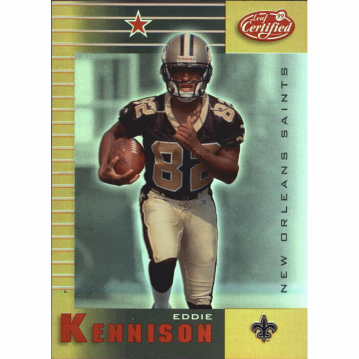 1999 Leaf Certified Mirror Gold #62 Eddie Kennison