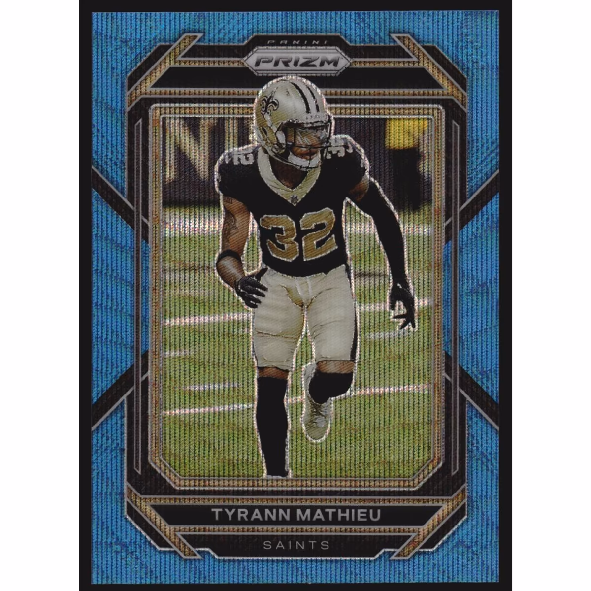 2022 Panini Prizm Prizms Blue Wave #211 Tyrann Mathieu 3 2022 Panini Prizm Prizms Blue Wave #211 Tyrann Mathieu