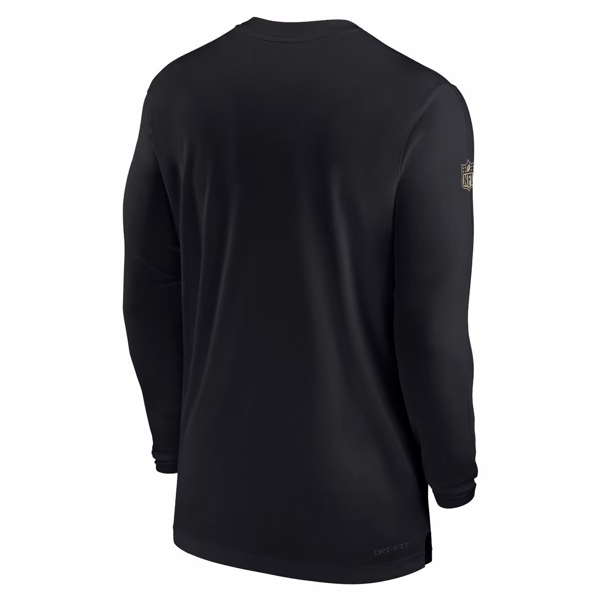 Men's Nike Black New Orleans Saints Sideline Coach Performance Long Sleeve T-Shirt 4 Men's Nike Black New Orleans Saints Sideline Coach Performance Long Sleeve T-Shirt