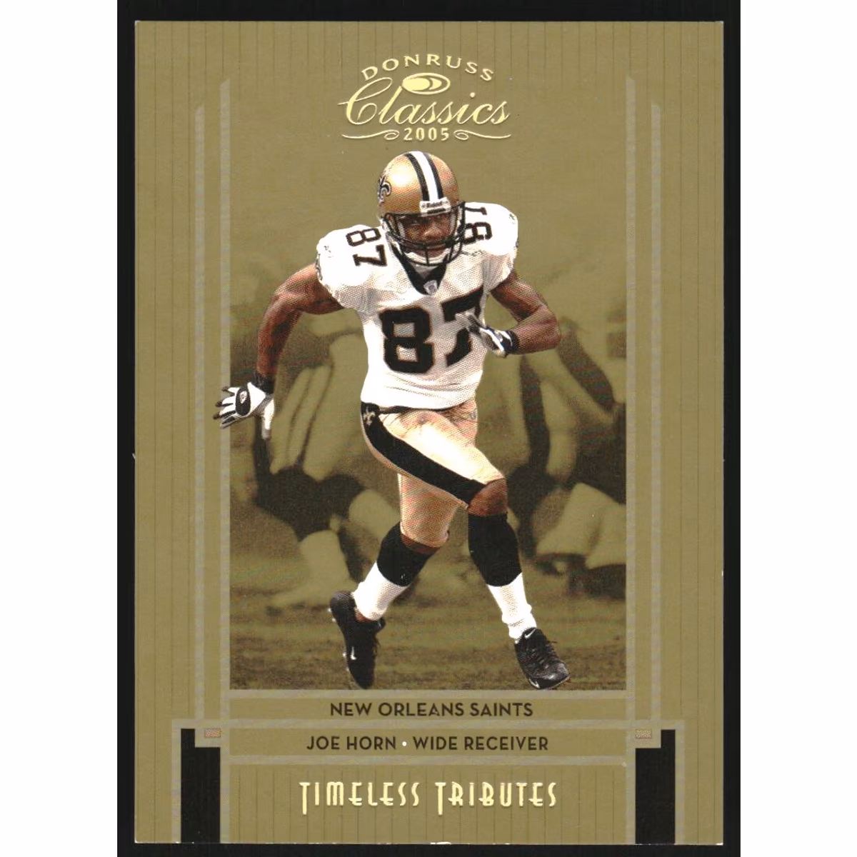 2005 Donruss Classics Timeless Tributes Gold #61 Joe Horn