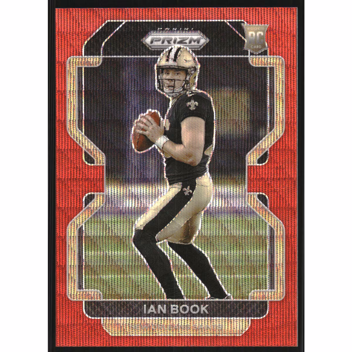 2021 Panini Prizm Prizms Red Wave #357 Ian Book