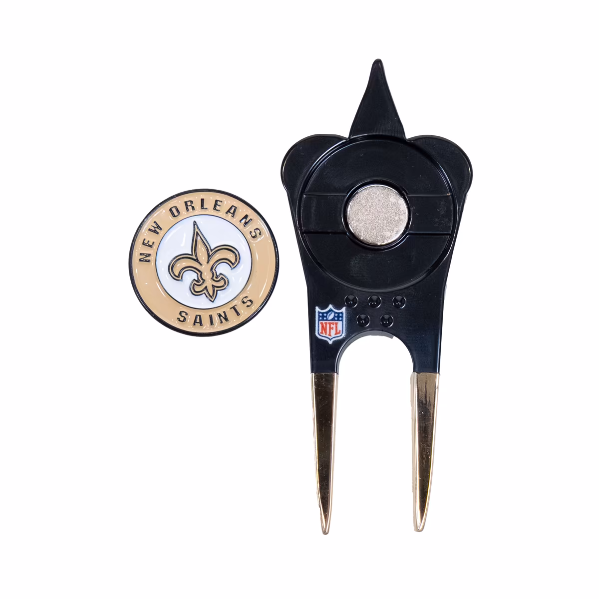 New Orleans Saints Shaped Divot Tool 5 New Orleans Saints Shaped Divot Tool