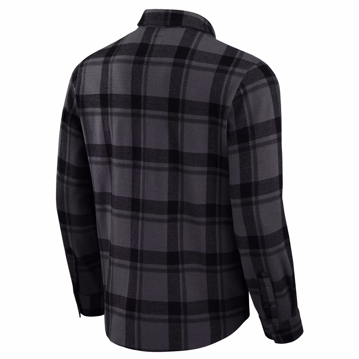 Men's Darius Rucker Collection by Fanatics Black New Orleans Saints Relaxed Tri-Blend Plaid Button-Up Shirt 4 Men's Darius Rucker Collection by Fanatics Black New Orleans Saints Relaxed Tri-Blend Plaid Button-Up Shirt