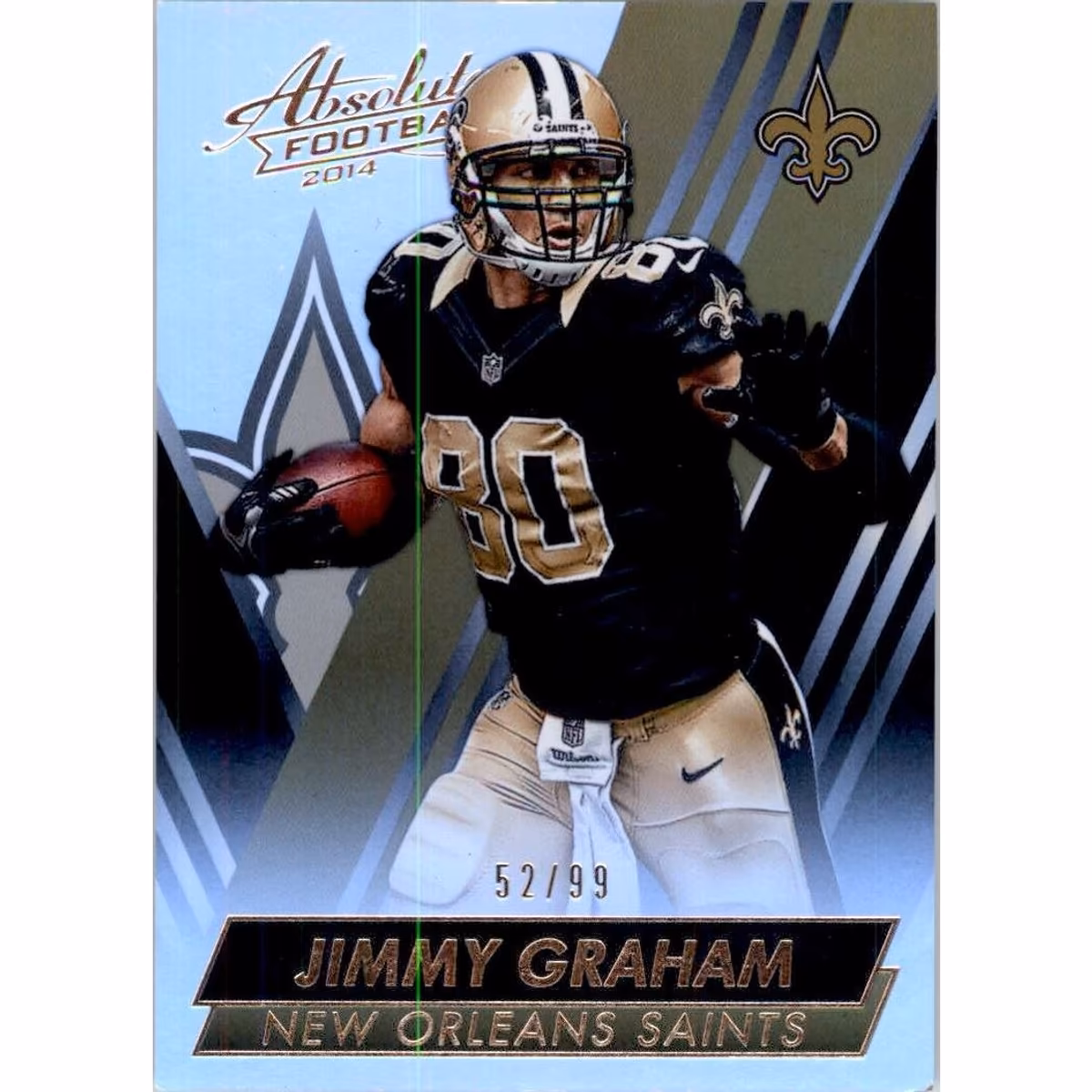 2014 Absolute Spectrum Gold #6 Jimmy Graham 9 2014 Absolute Spectrum Gold #6 Jimmy Graham