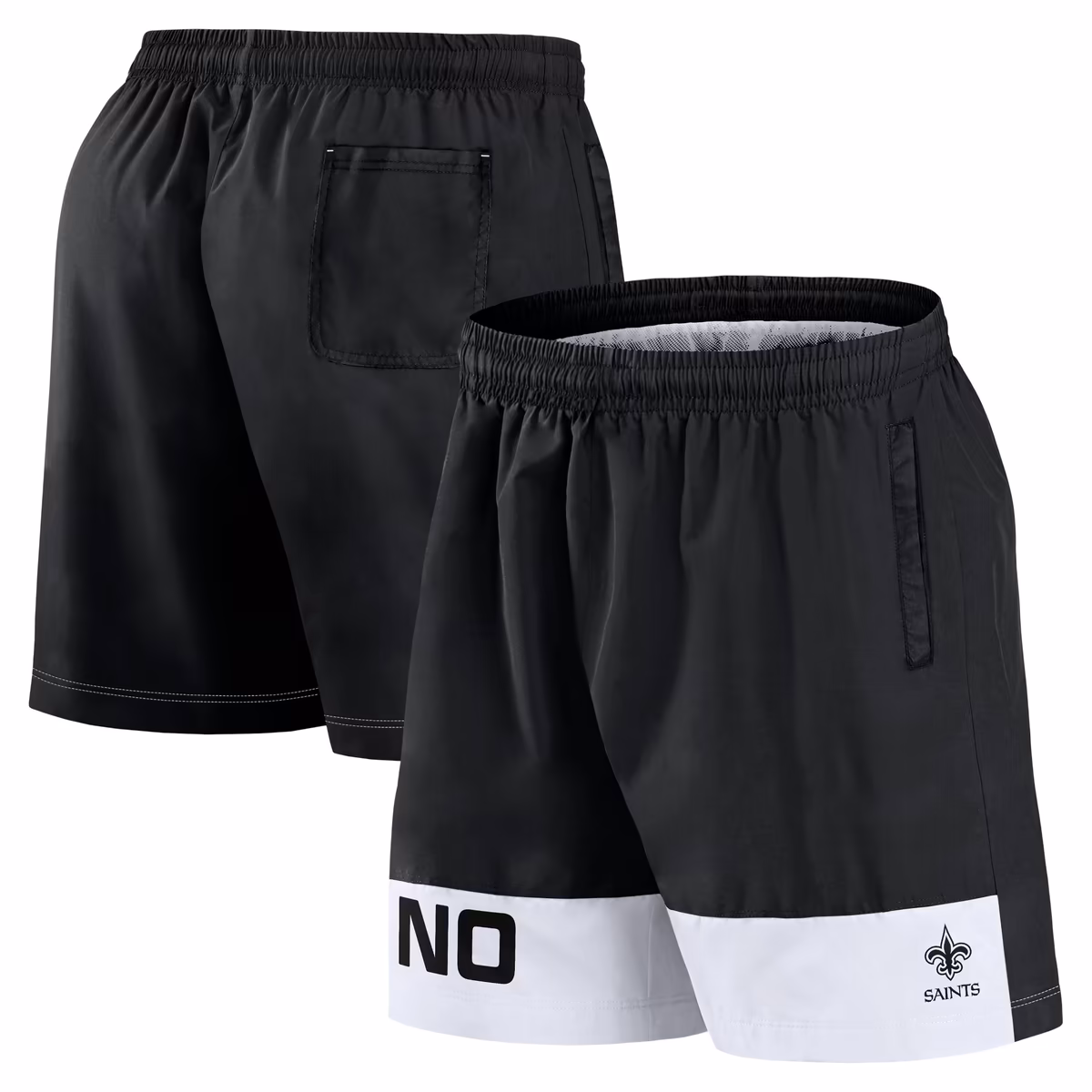 Men's Fanatics Black New Orleans Saints Elements Shorts 1 Men's Fanatics Black New Orleans Saints Elements Shorts